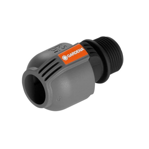 სპრინკლერის კონექტორი გარე  ხრახნით 1 Connector 25 mm x 1