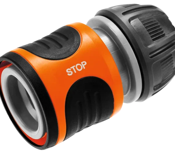 კონექტორი სტოპით 13მმ-15მმ   Water Stop 13mm (1/2")-15mm (5/8")