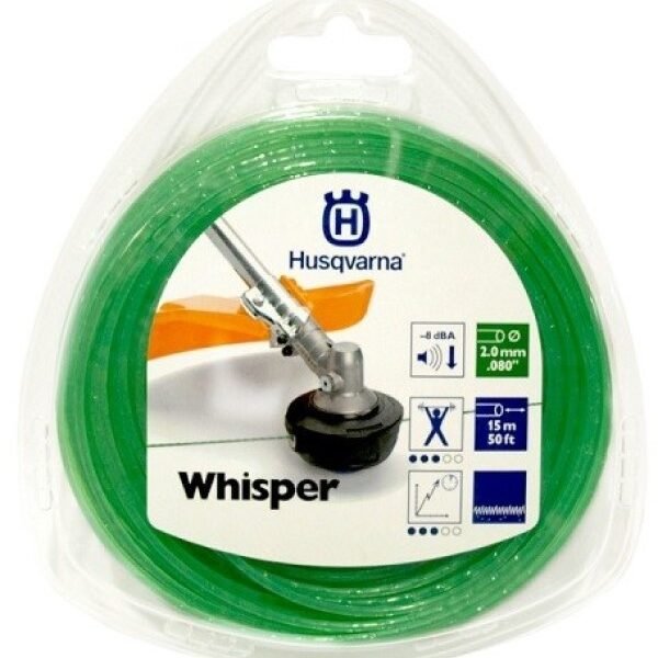 ძუა ტრიმერისთვის TRIMMER LINE WHISPER 2.0X15 DO