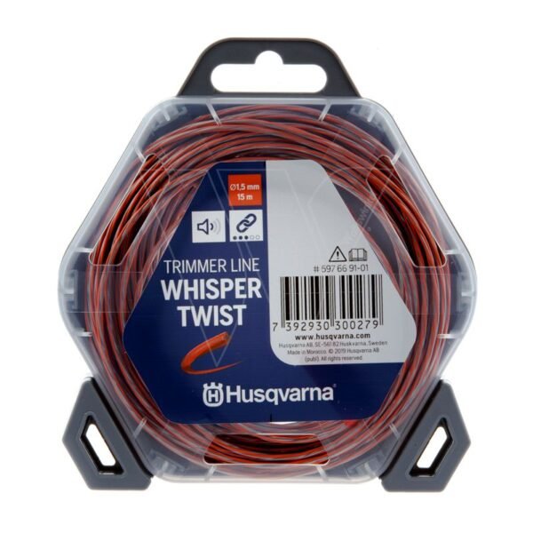 ძუა ტრიმერისთვის TRIMMER LINE WHISPER 1.5X15 DO